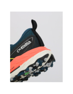 Chaussures de trail cascadia 18 bleu noir rose homme - Brooks