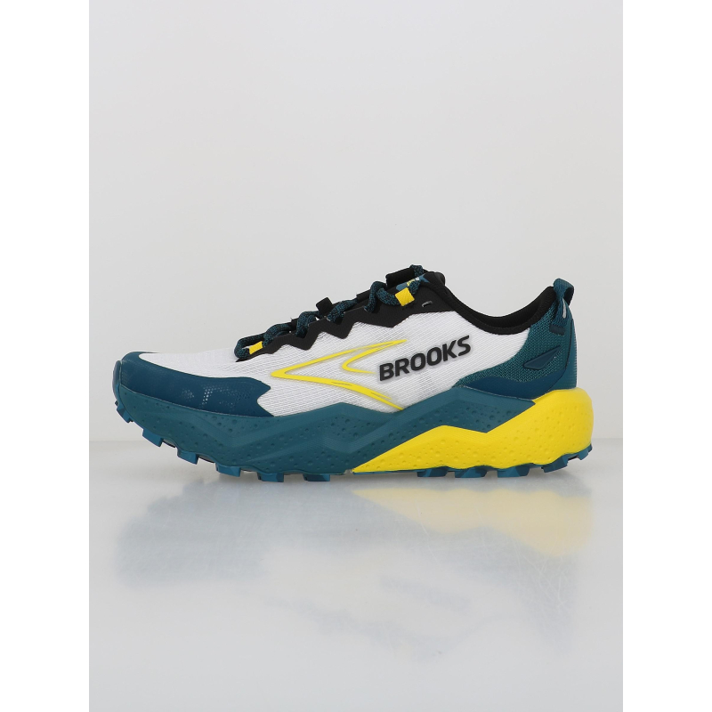 Chaussures de trail caldera 8 bleu jaune homme - Brooks
