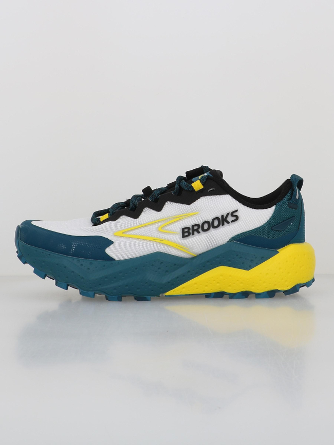 Chaussures de trail caldera 8 bleu jaune homme - Brooks