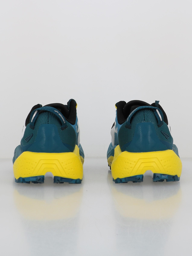 Chaussures de trail caldera 8 bleu jaune homme - Brooks