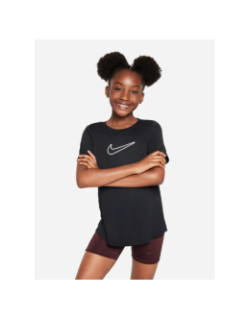 T-shirt de sport à manches courtes df one noir enfant - Nike