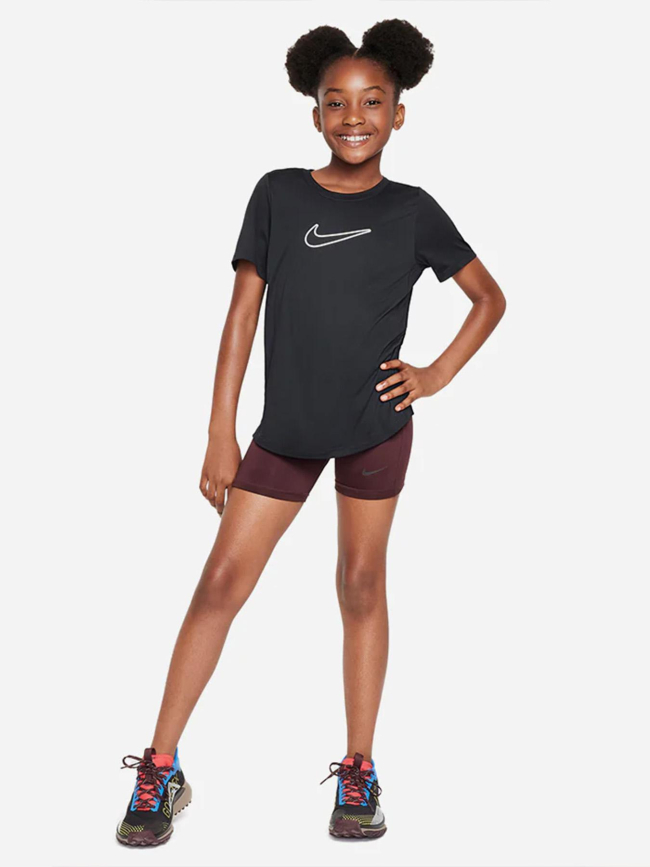 T-shirt de sport à manches courtes df one noir enfant - Nike