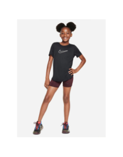 T-shirt de sport à manches courtes df one noir enfant - Nike