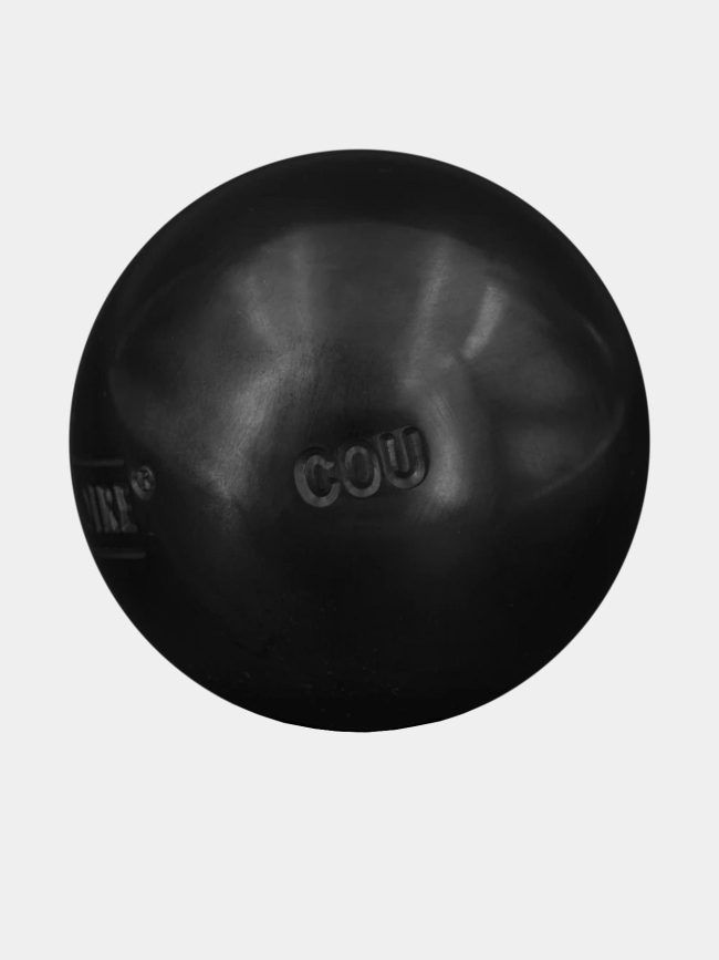 Boules de pétanque la boule noire cou lisse 74 mm - Obut