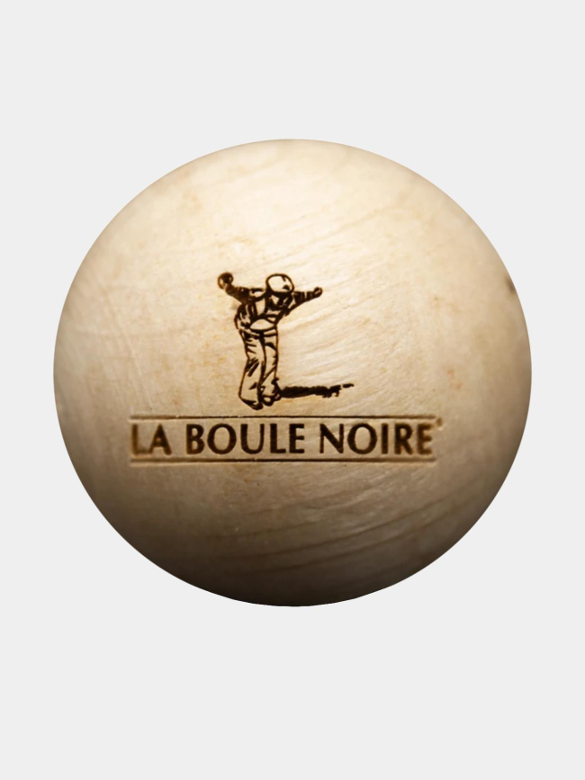 Boules de pétanque la boule noire cou lisse 74 mm - Obut