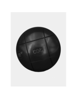Boules de pétanque la boule noire striée 74mm - Obut