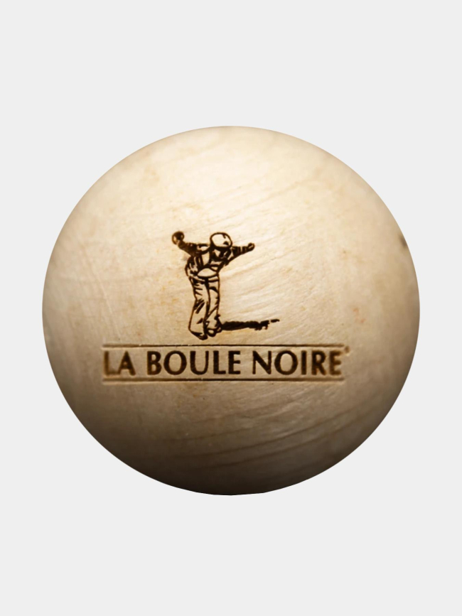 Boules de pétanque la boule noire striée 74mm - Obut