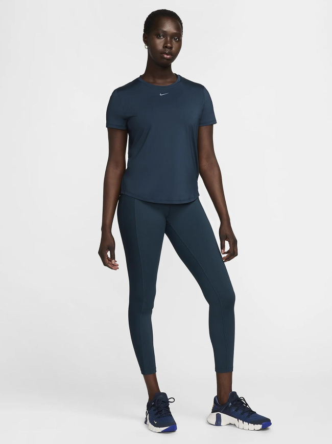 T-shirt de sport one classic bleu marine femme - Nike