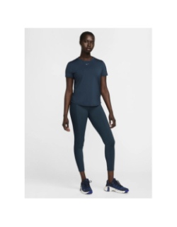 T-shirt de sport one classic bleu marine femme - Nike