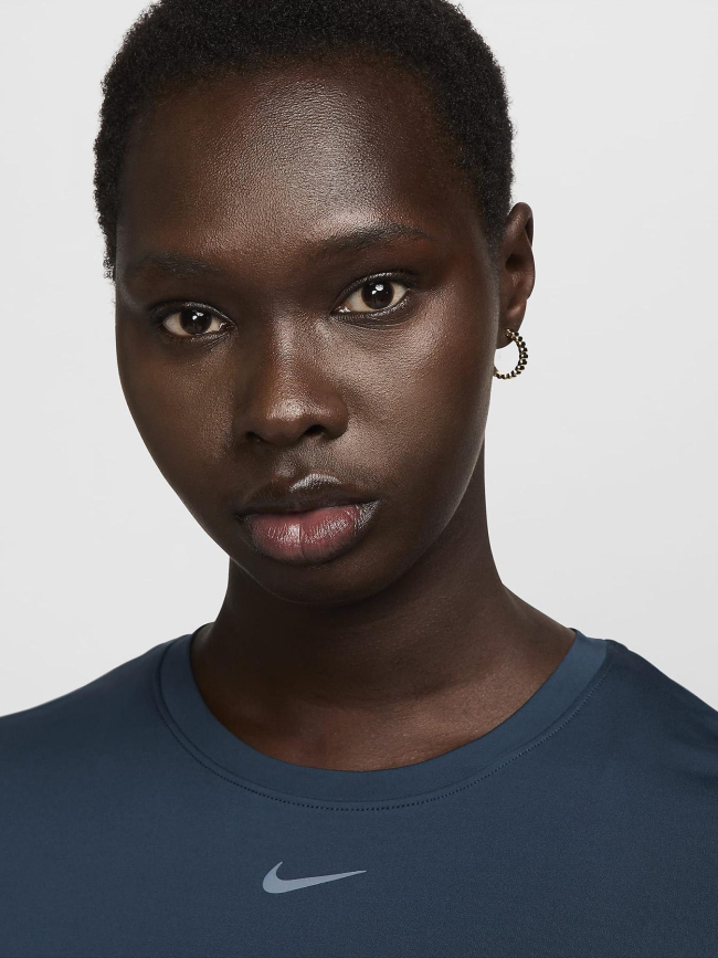 T-shirt de sport one classic bleu marine femme - Nike