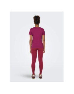 T-shirt de sport onbsunny life pourpre femme - Only