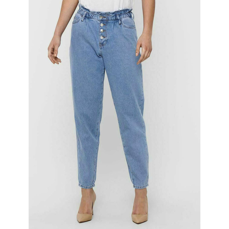 Jean slouchy cuba bleu femme - Only