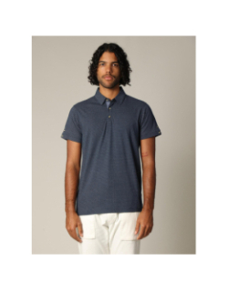 Chemise à manches courtes rainleso bleu homme - Deeluxe