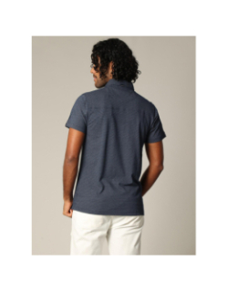 Chemise à manches courtes rainleso bleu homme - Deeluxe