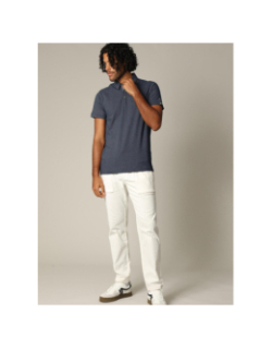Chemise à manches courtes rainleso bleu homme - Deeluxe