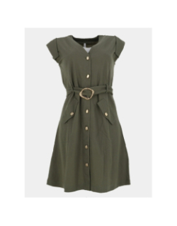 Robe courte jabuti kaki femme - Tiffosi