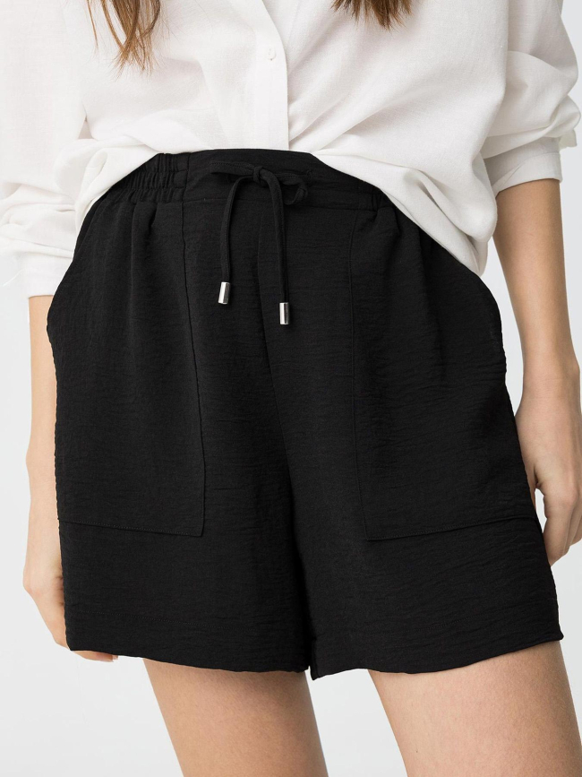 Short léger fluide bali 2 noir femme - Tiffosi