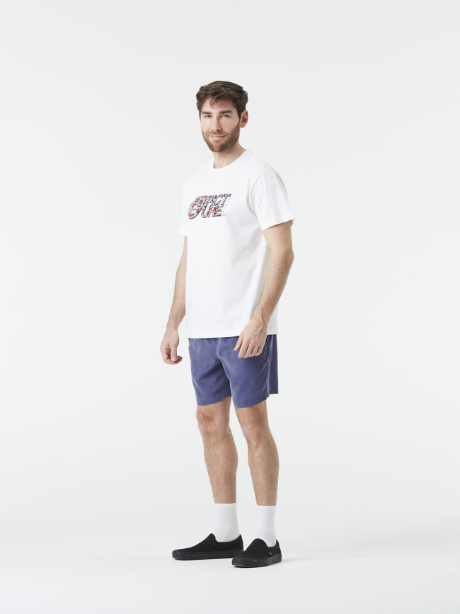 T-shirt à manches courtes basement aster blanc homme - Picture