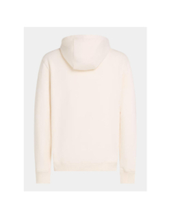 Sweat à capuche logo contrasté beige homme - Tommy Hilfiger