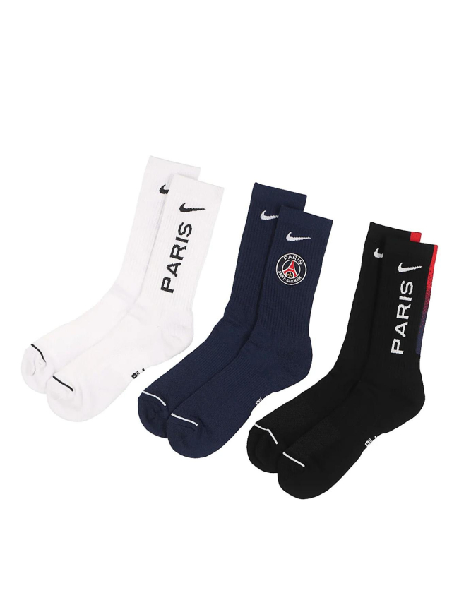 Chaussettes de football psg bleu noir blanc unisexe - Nike