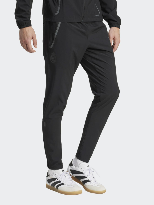 Pantalon jogging real madrid tiro 25 noir homme - Adidas