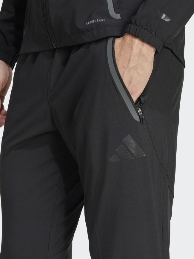 Pantalon jogging real madrid tiro 25 noir homme - Adidas