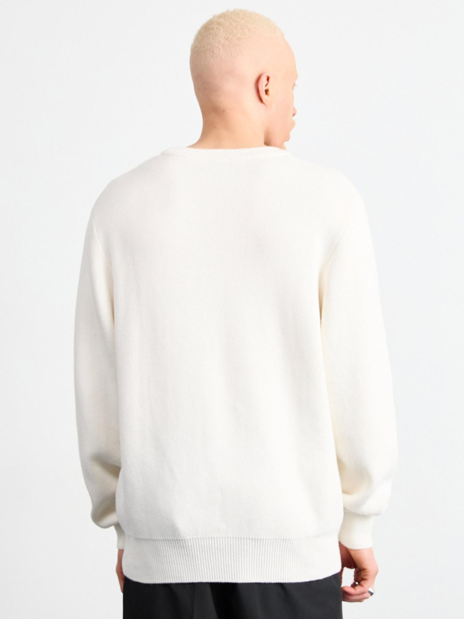 Sweat à col rond en molleton club blanc homme - Nike