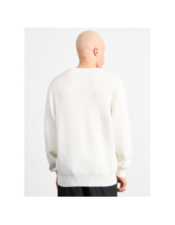 Sweat à col rond en molleton club blanc homme - Nike