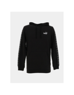 Sweat à capuche essentials tape noir homme - Puma