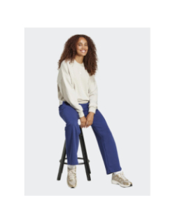 Pantalon jogging logo brodé bleu marine femme - Adidas