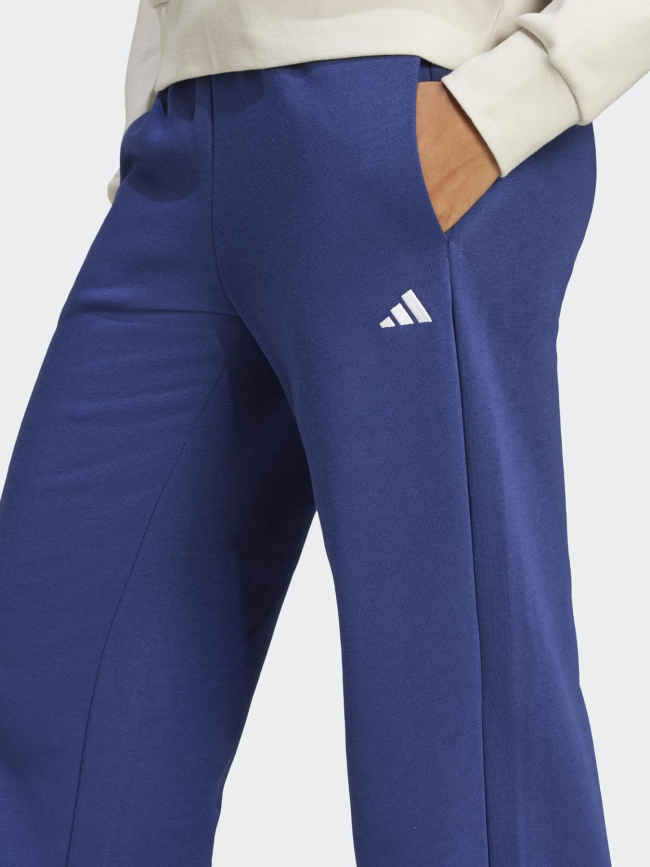 Pantalon jogging logo brodé bleu marine femme - Adidas