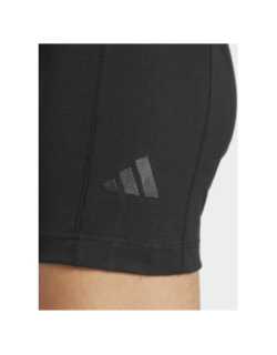 Short cycliste côtelé biker noir femme - Adidas