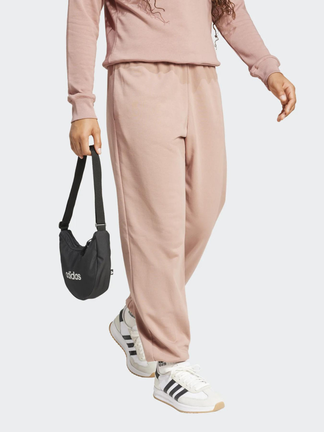 Pantalon jogging small logo rose femme - Adidas