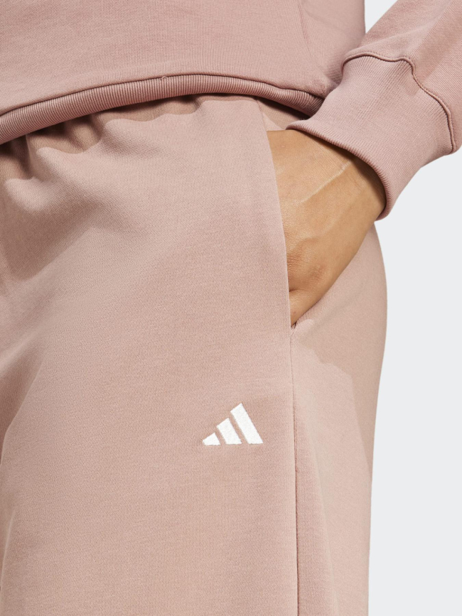 Pantalon jogging small logo rose femme - Adidas