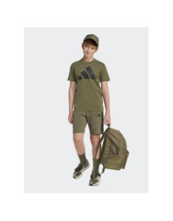 Short molleton essentials 3s kaki enfant - Adidas