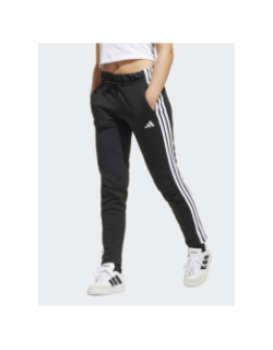 Pantalon jogging 3 stripes noir et blanc enfant - Adidas