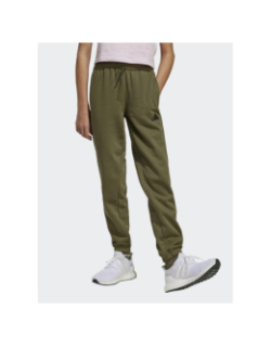 Pantalon jogging logo brodé kaki enfant - Adidas