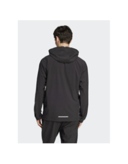 Veste mi-saison zippée à capuche noir homme - Adidas