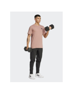 T-shirt à manches courtes train essentials rose homme - Adidas