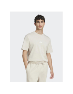 T-shirt à manches courtes logo 3s brodé gris homme - Adidas