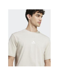 T-shirt à manches courtes logo 3s brodé gris homme - Adidas