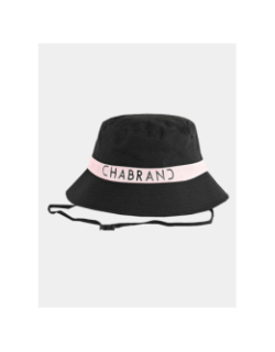 Bob à bande rose noir homme - Chabrand