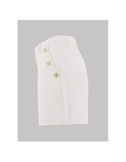 Short en jean à bouton doré vmmargot blanc femme - Vero Moda