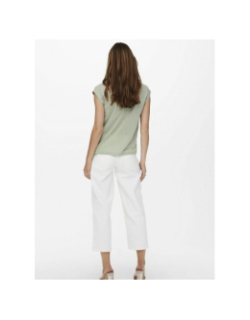 T-shirt à paillettes silvery vert clair femme - Only