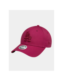 Casquette 9forty LA dodgers logo brillant pourpre femme - New Era