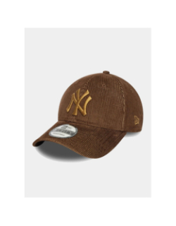 Casquette 9forty NY yankees two tone cord marron - New Era