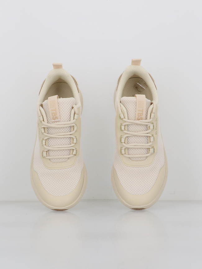 Baskets en tissu jazzevo beige femme - Tbs