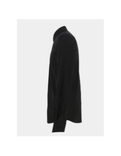Chemise slim fit à motifs imprimés meo noir homme - Izac