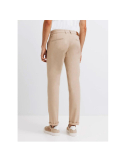 Pantalon chino slim fit pecop beige homme - Izac