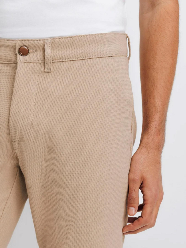 Pantalon chino slim fit pecop beige homme - Izac